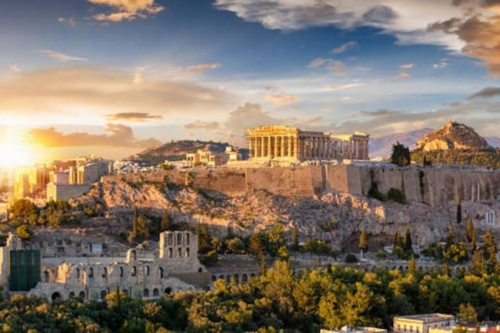 The Acropolis Metro Station Flat Apartment Athena Bagian luar foto